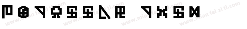 Cubellan Bold字体转换